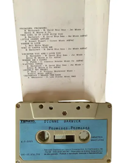 Cassette Dionne Warwick Promises - miniatura 2