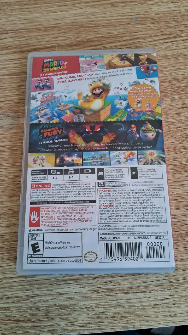 Juego Super Mario 3D World + Bowser's Fury para Switch - 2