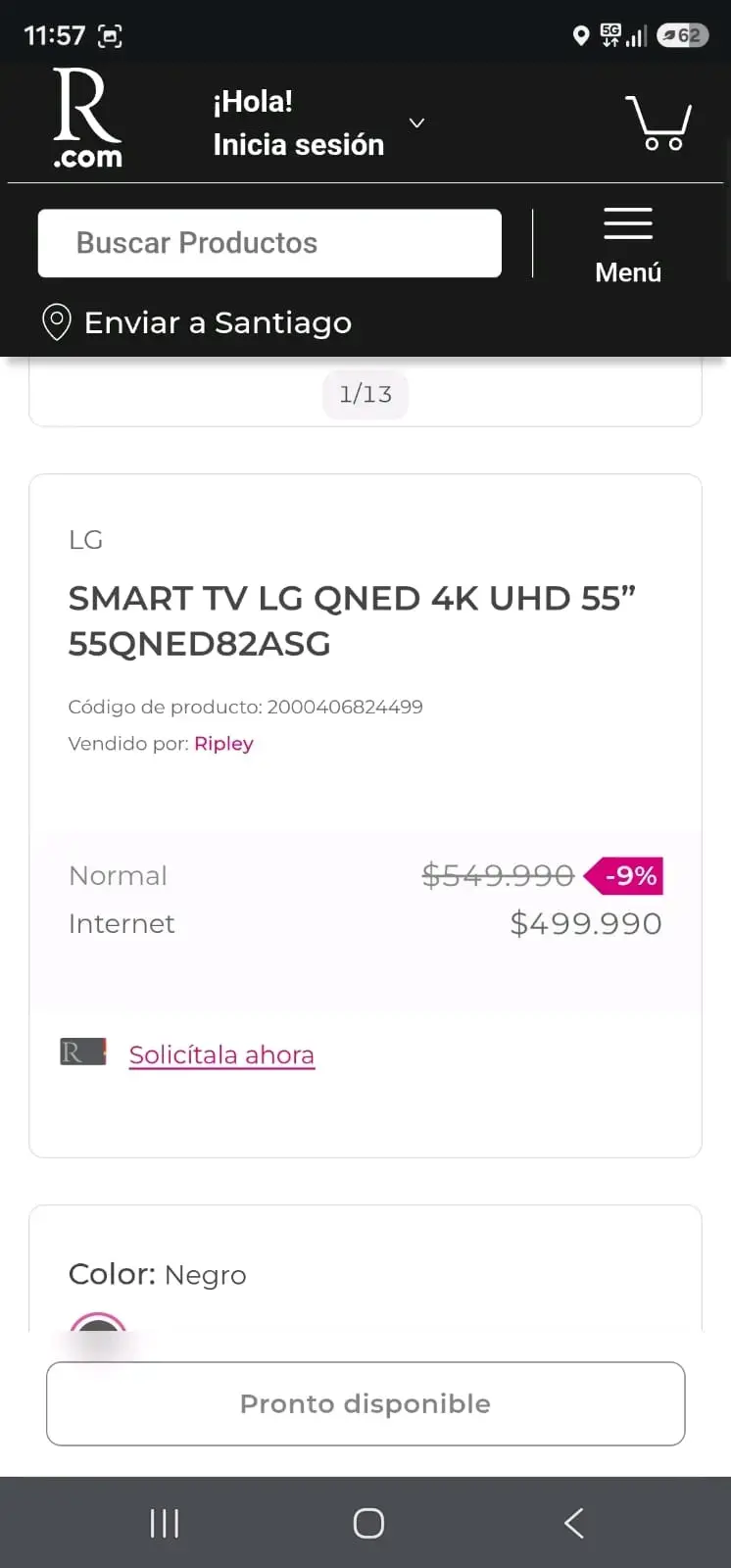 Smart tv LG Qned 4k UHD 55" vision Ai año 2026✨️ - 2