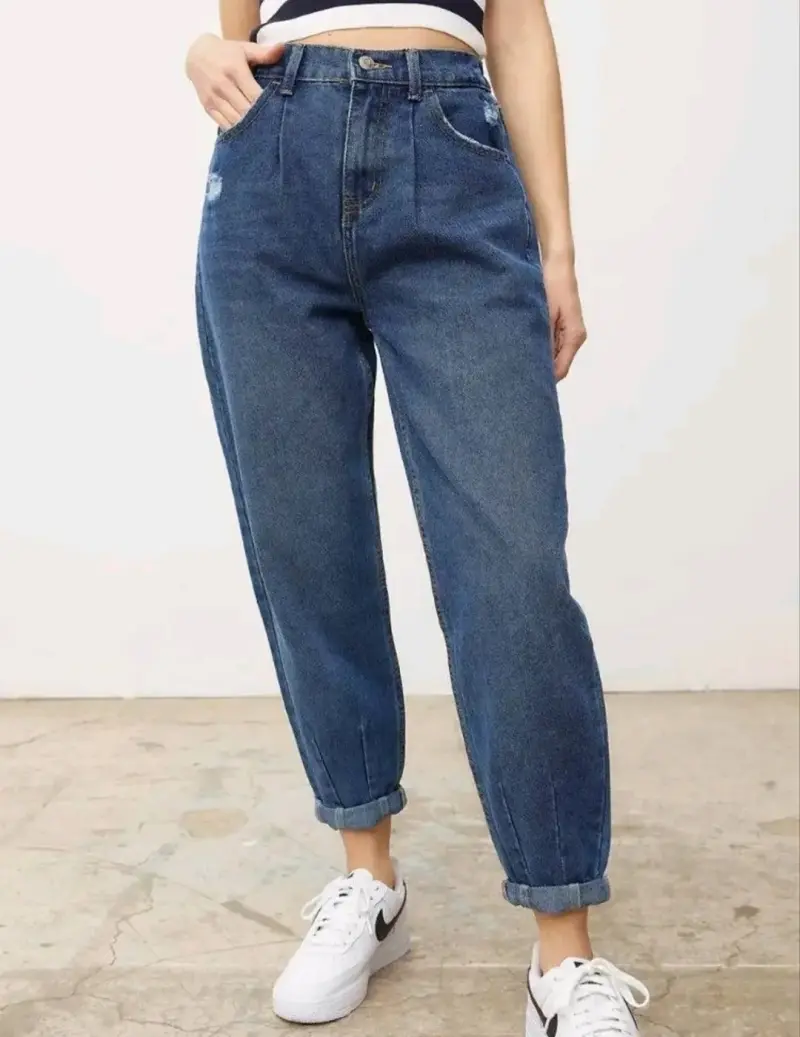 Jeans de mezclilla azules - 2