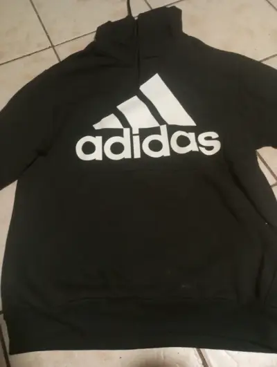 Polerón adidas negro - miniatura 1
