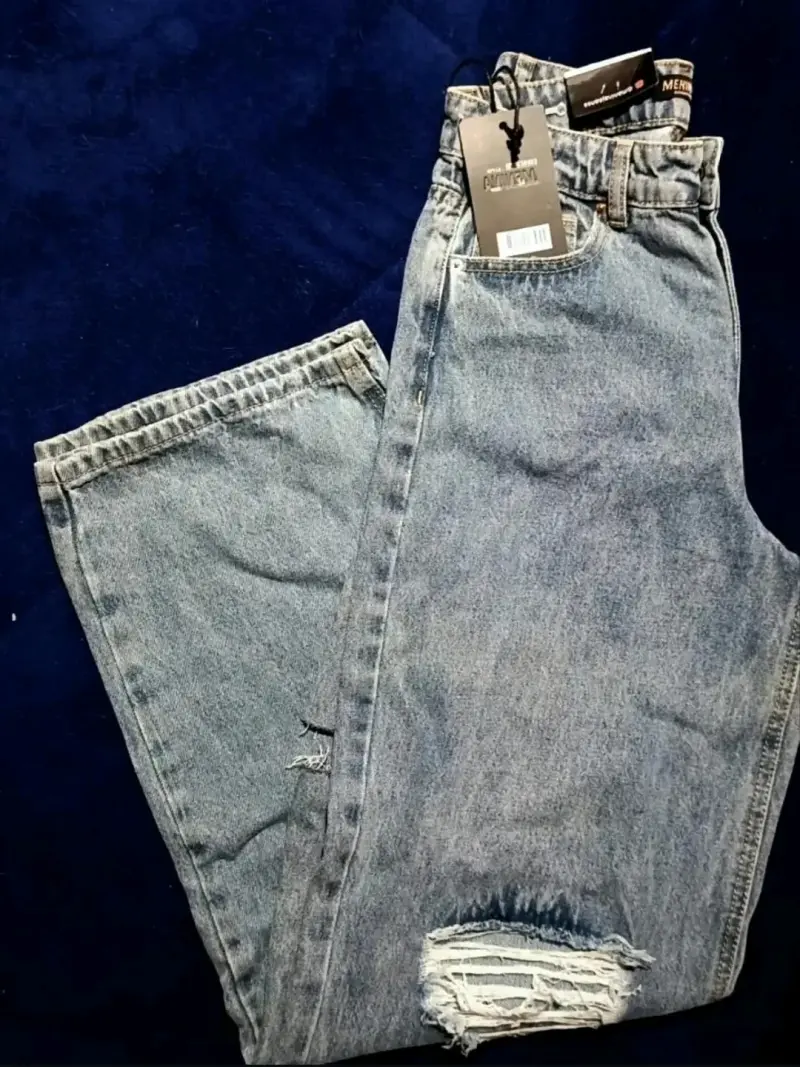 Jeans azul claro Menina - 1