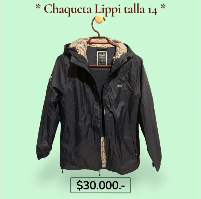 Chaqueta Lippi negra talla 14