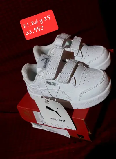 Zapatillas blancas infantiles Puma - miniatura 2