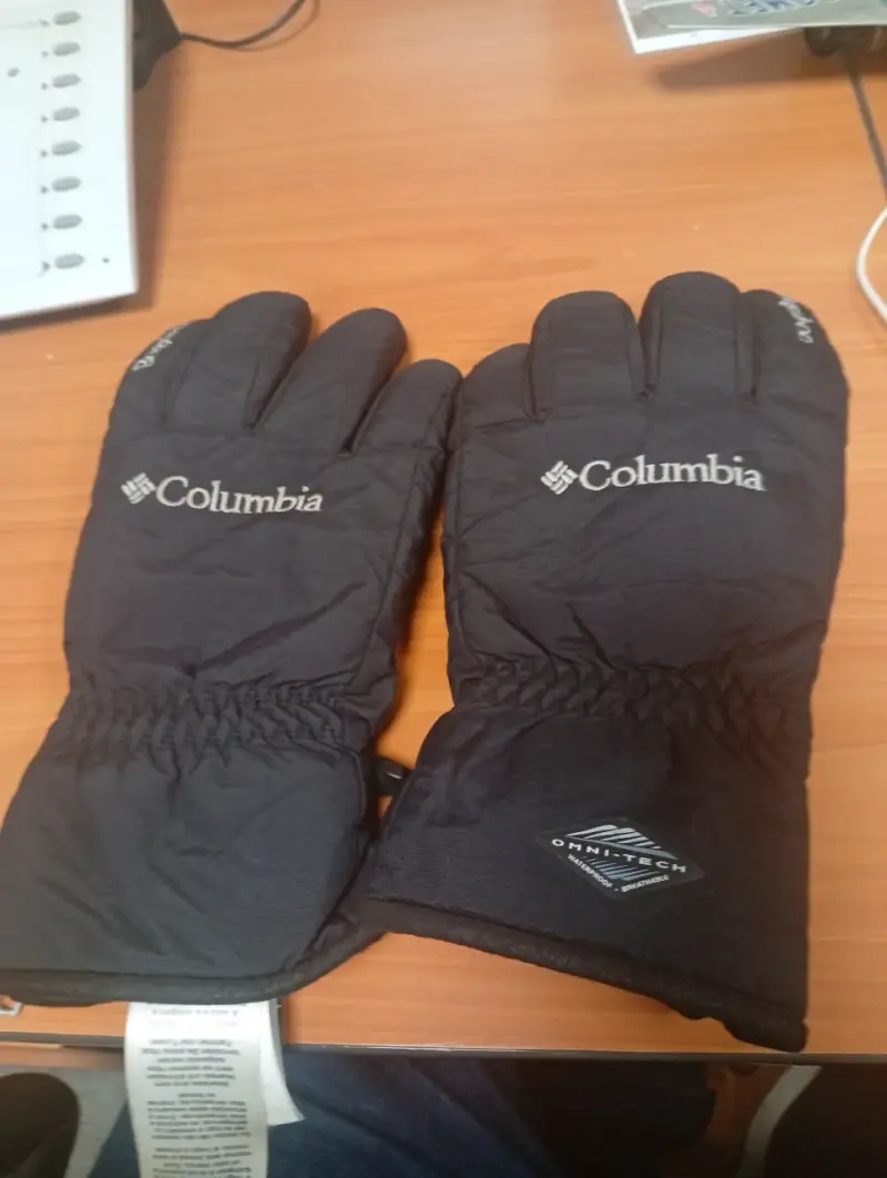Guantes Columbia negros impermeables - 1