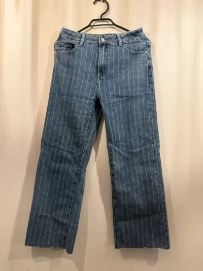 Jeans azules rayados franca fortuna - miniatura 1