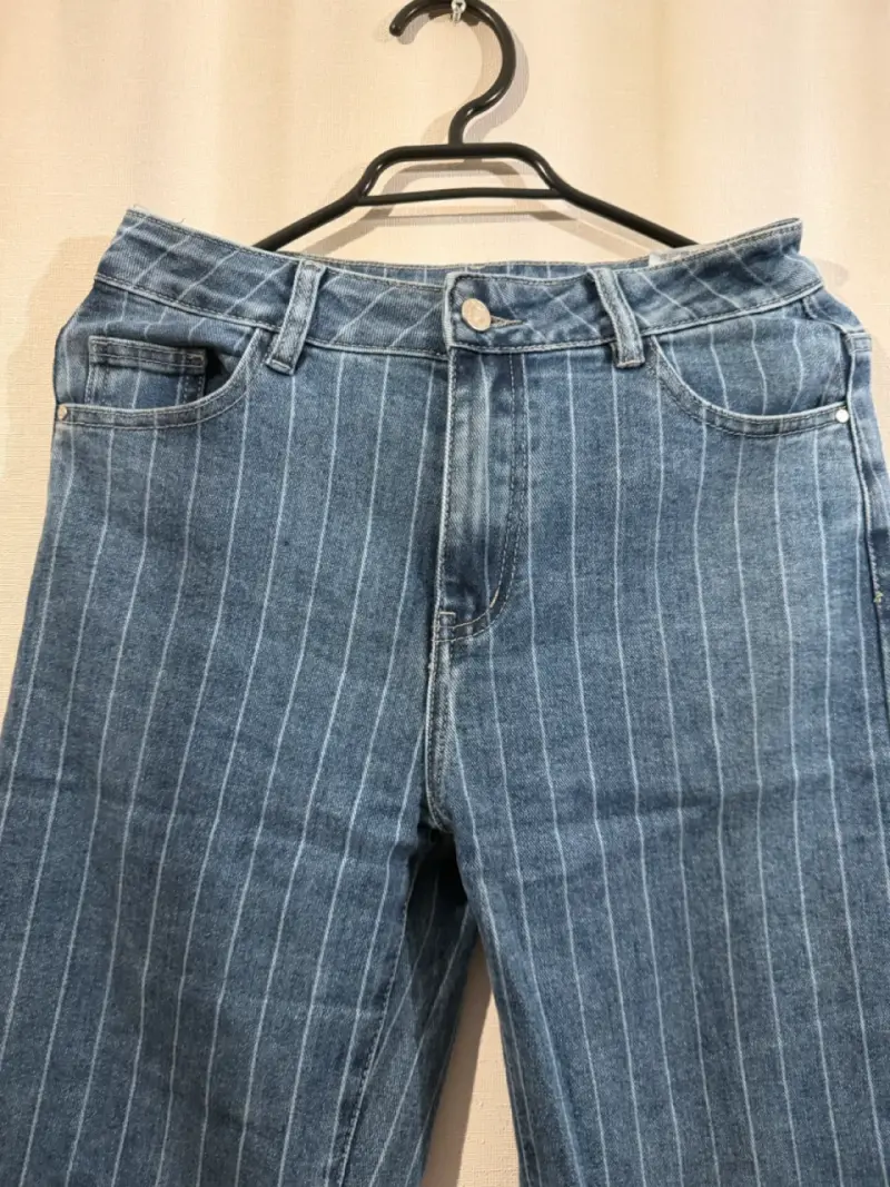 Jeans azules rayados franca fortuna - 2
