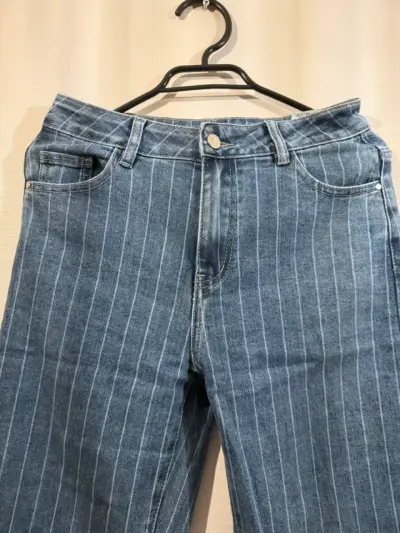 Jeans azules rayados franca fortuna - miniatura 2