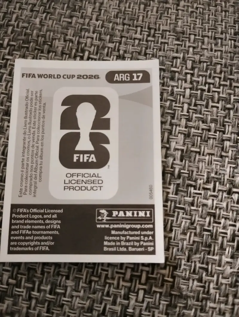 Lámina Panini Lionel Messi y Jeremy doku extra - 2