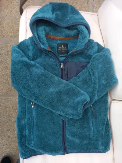 Chaqueta de polar verde con capucha talla 6 - miniatura 2