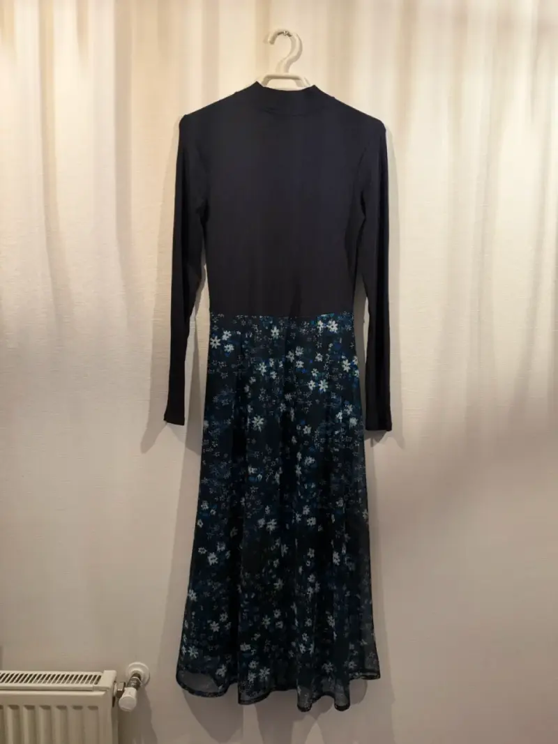 Vestido azul flores Desigual - 5