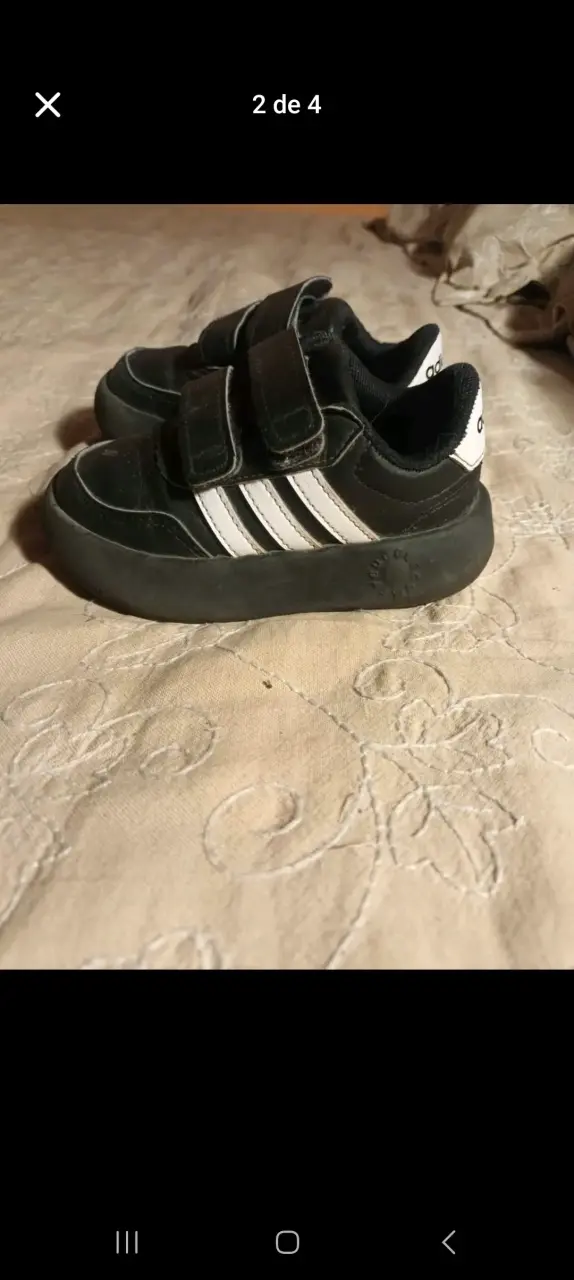 Zapatos negros con velcro - 2