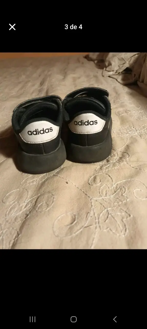 Zapatos negros con velcro - 3
