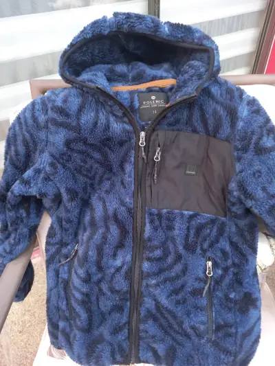 Chaqueta Polemic polar azul con capucha - miniatura 2