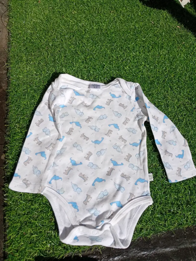 Body bebé Snoopy gris - 3