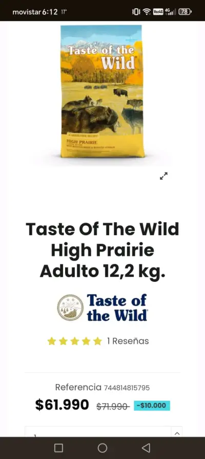 Alimento perro Taste of the Wild - miniatura 5
