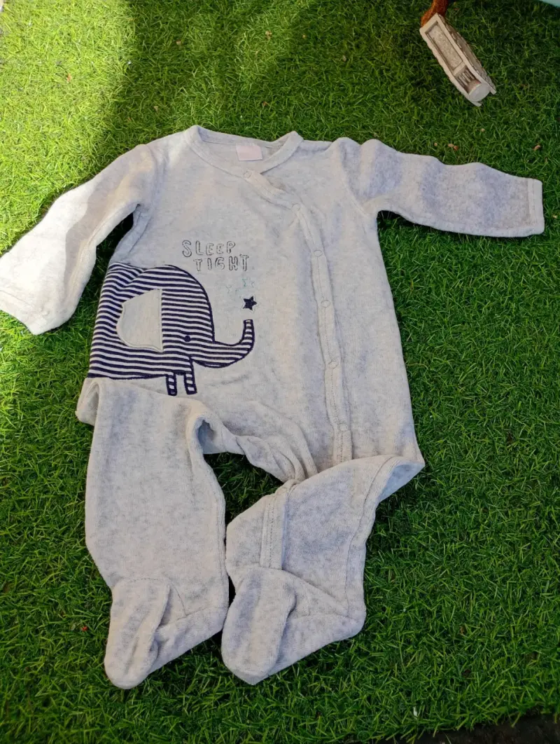 Enterito de bebé con pingüino - 2