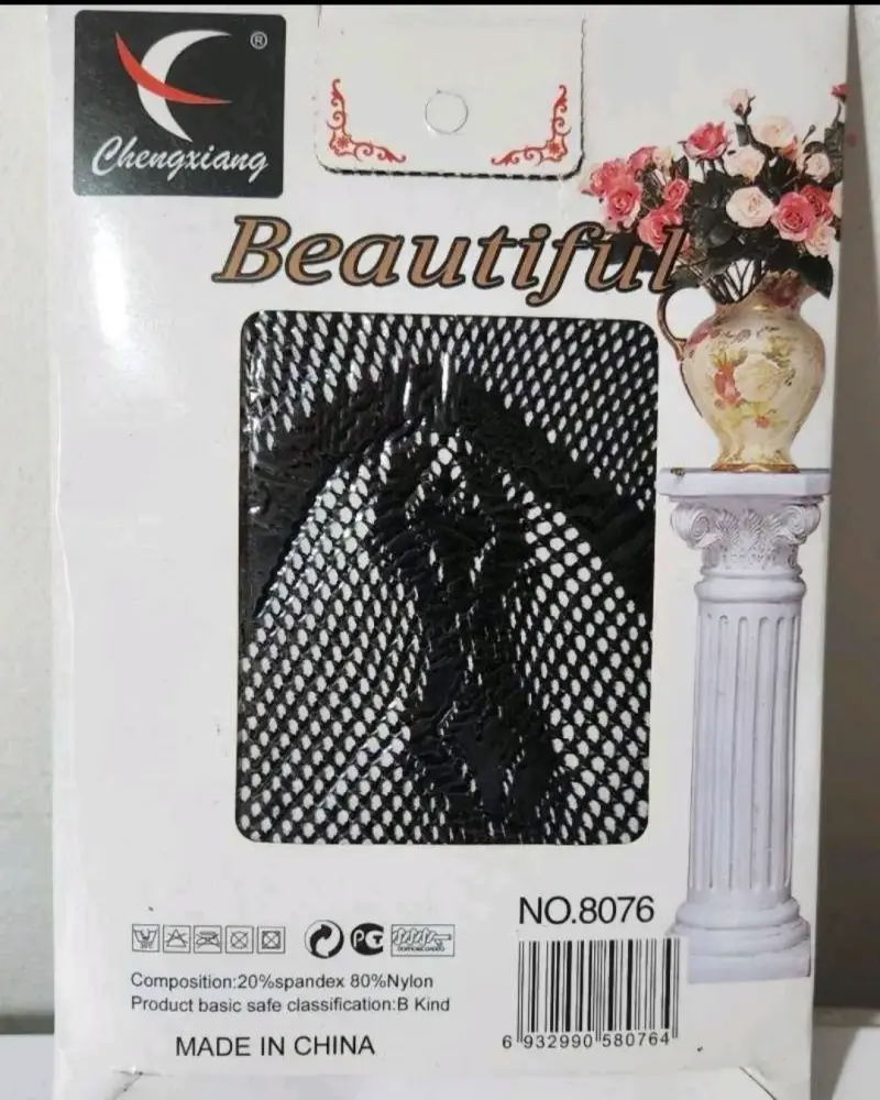 Pantys de red con diseño - 2