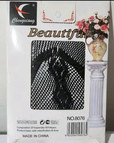 Pantys de red con diseño - miniatura 2