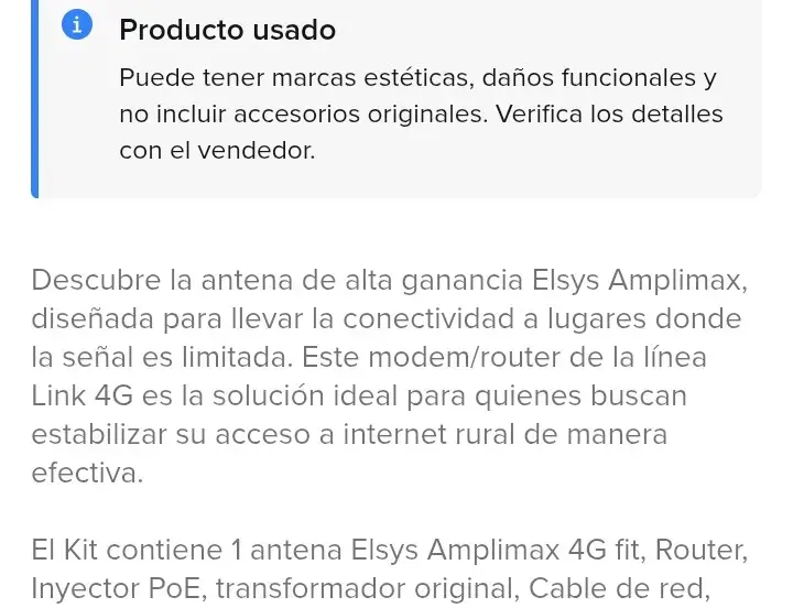 Amplificador de señal Elsys Amplimax - 2