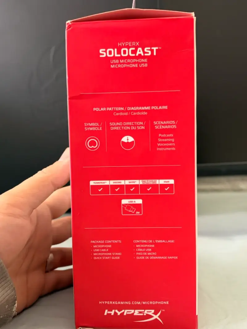 Micrófono HyperX Solocast USB - 5
