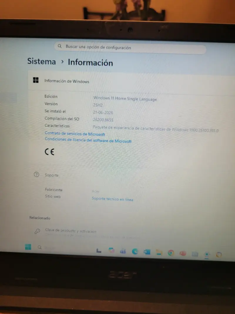 Laptop Acer con Windows 11 - 4