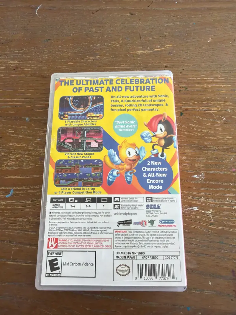 Sonic Mania Plus para Nintendo Switch - 3