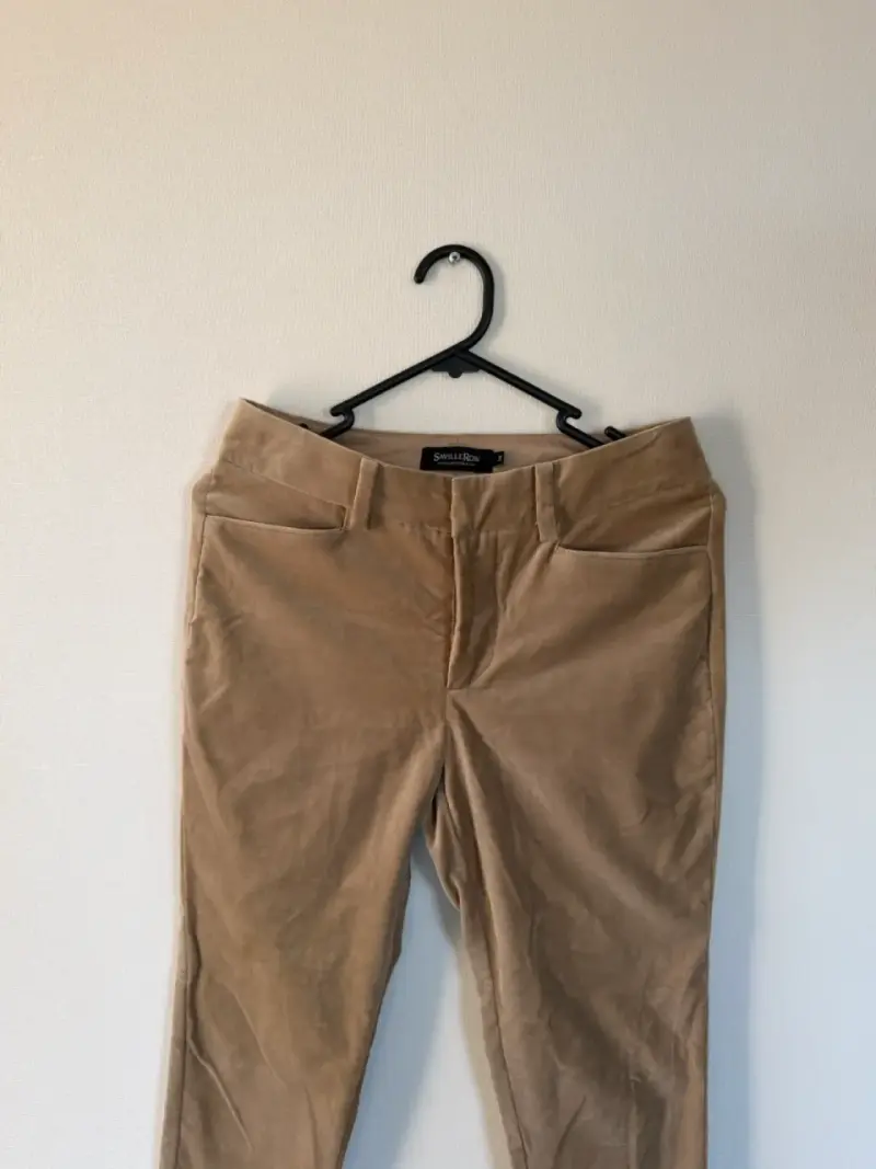 Pantalones beige saville row - 2