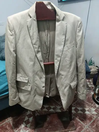 Blazer beige para hombre - miniatura 1
