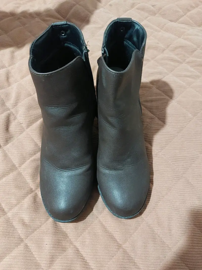 Botines de cuero negros - 2