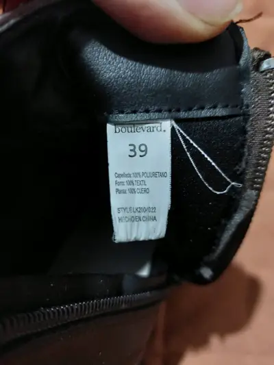 Botines de cuero negros - miniatura 3