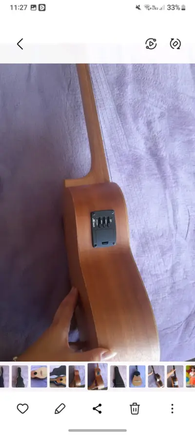 Cuatro electroacústica ( instrumento venezolano)na - miniatura 1
