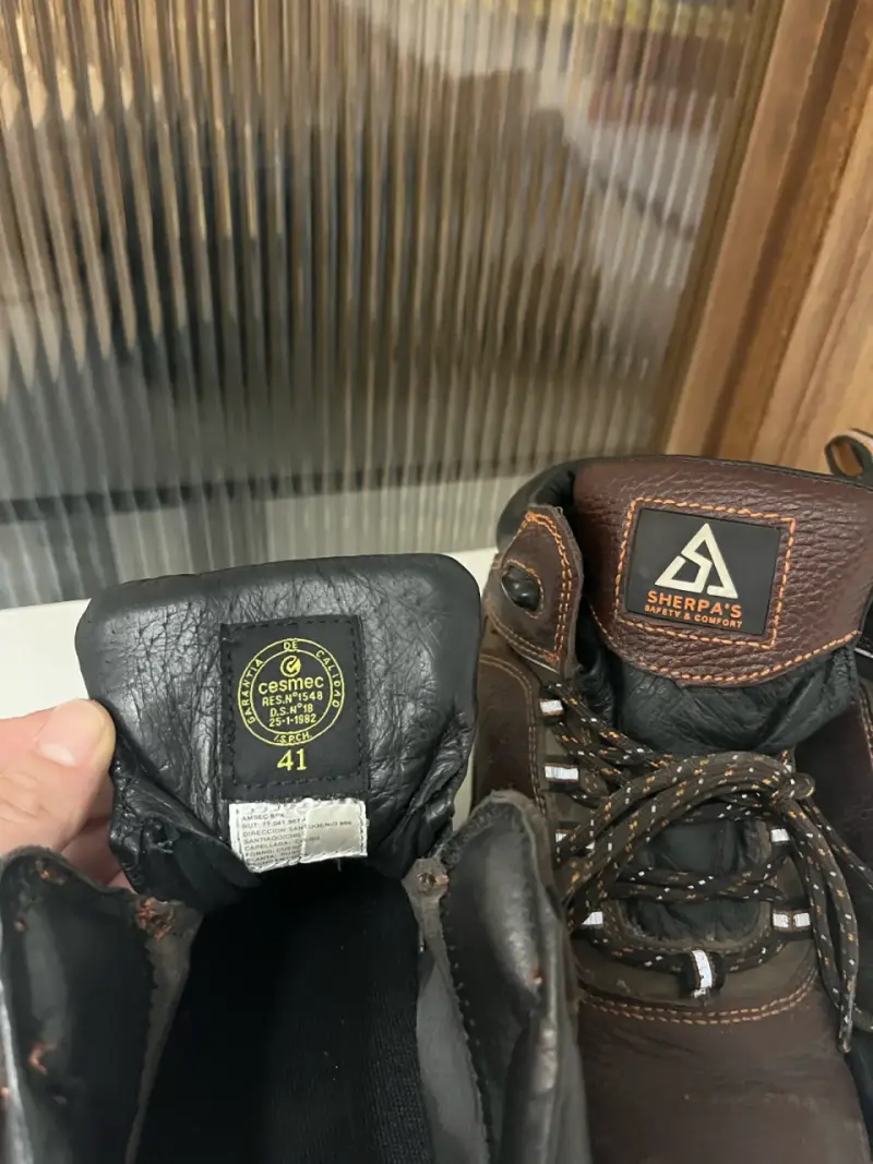 Botas de cuero marrón Sherpa - 1