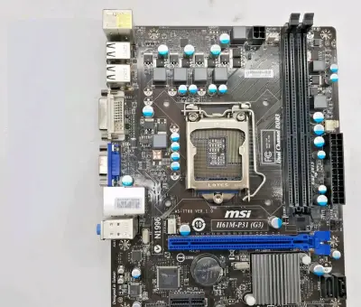 PLACA MADRE H61M-P31 NO FUNCIONA PARA RESPUESTO - miniatura 3