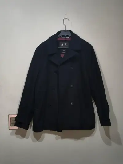 Abrigo negro elegante Armani Exchage Impecable - miniatura 1