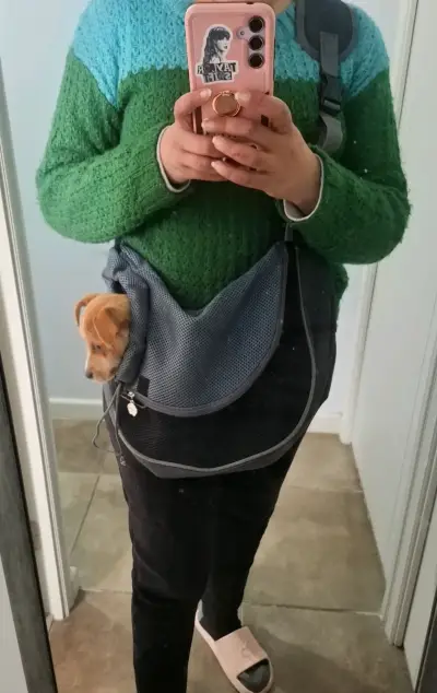 Bolso de hombro para mascotas pequeñas - miniatura 1