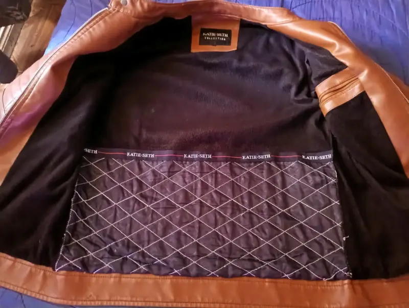 Chaqueta de cuero marrón - 2