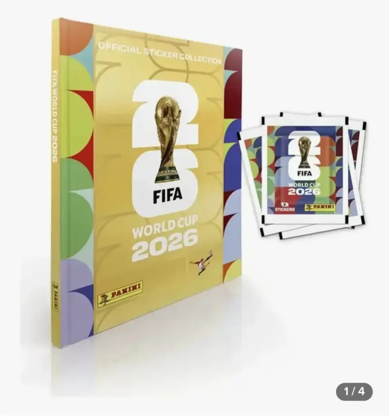 Álbum Panini Copa Mundial 2026 + 8 sobres - 1