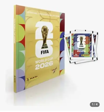 Álbum Panini Copa Mundial 2026 + 8 sobres - miniatura 1