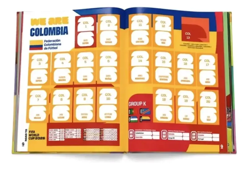 Álbum Panini Copa Mundial 2026 + 8 sobres - 4