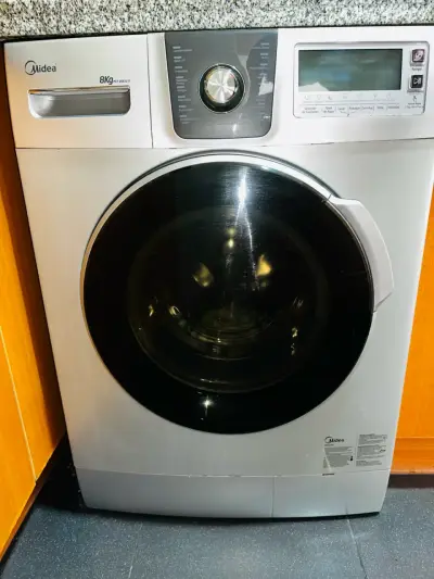 Lavadora Midea 8kg silver - miniatura 1