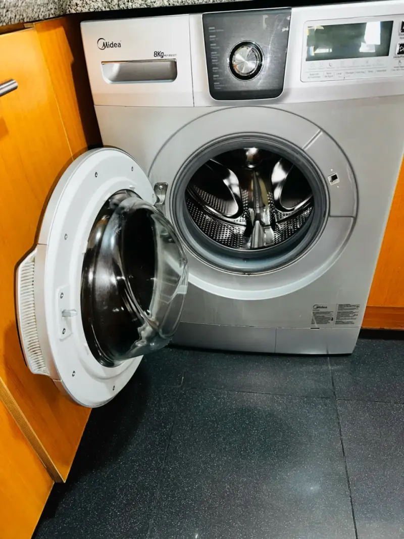 Lavadora Midea 8kg silver - 2