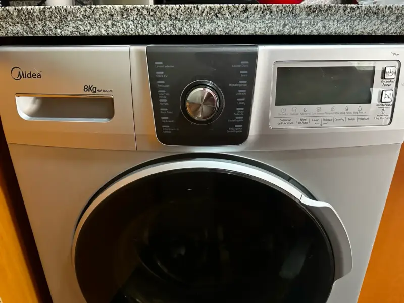 Lavadora Midea 8kg silver - 5