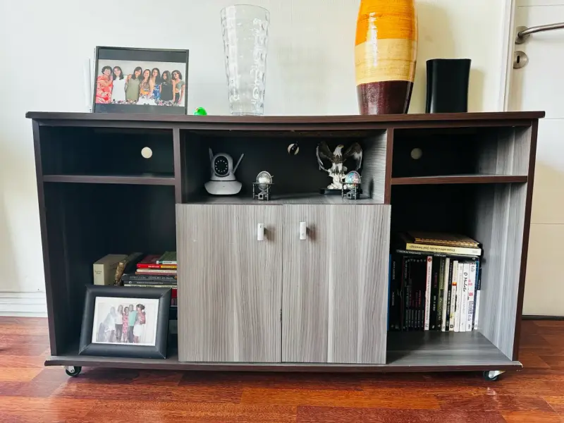Mueble de almacenamiento gris - 3