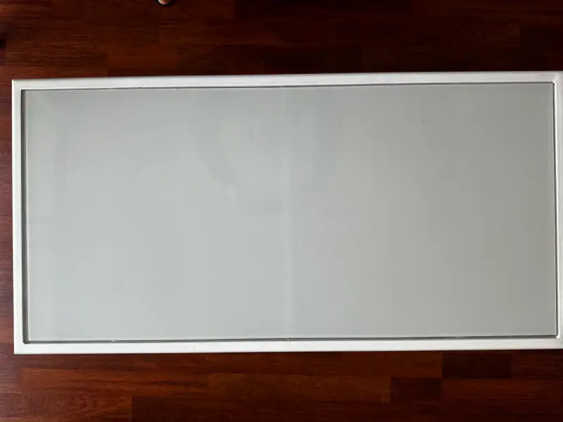 Mesa de centro vidrio blanco - 2