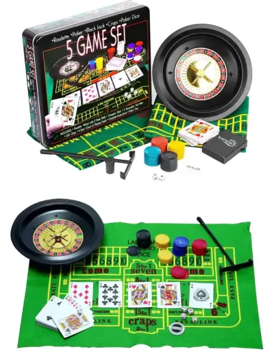Set de 5 Juegos de Casino - miniatura 1