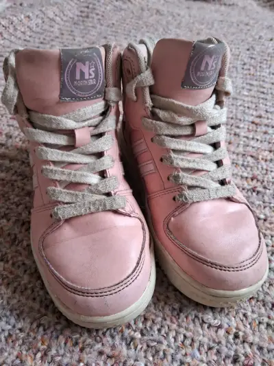 Zapatillas High Tops Rosadas niña - miniatura 1