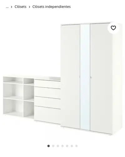 Clóset blanco Ikea - miniatura 1