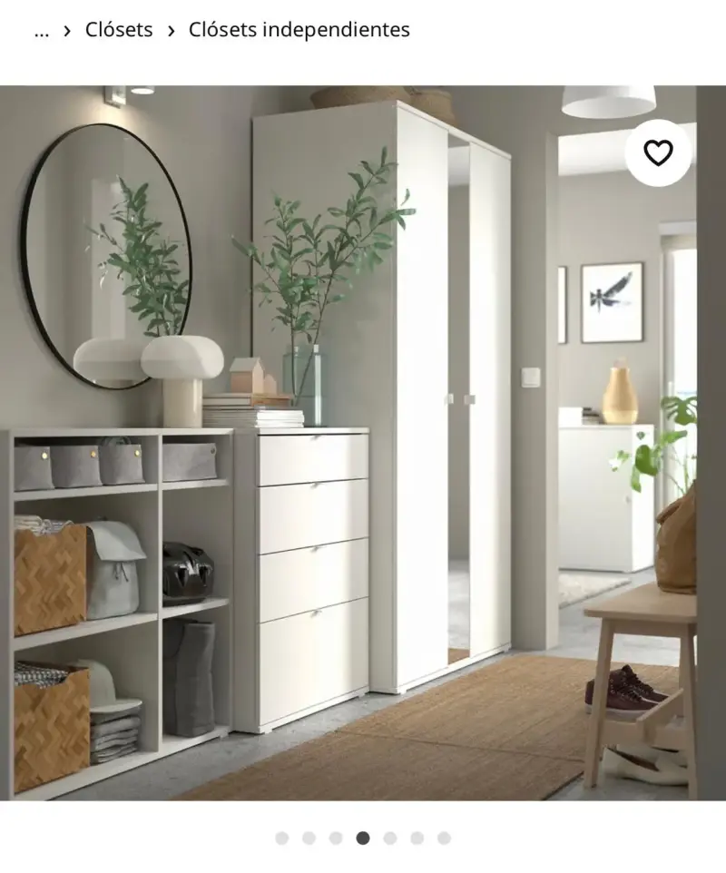 Clóset blanco Ikea - 2