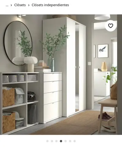 Clóset blanco Ikea - miniatura 2